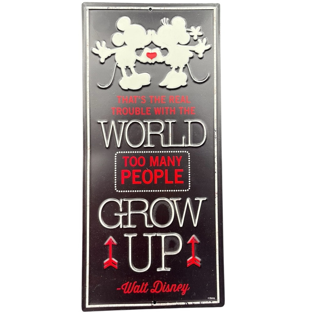 Disney Metal Sign - Decor